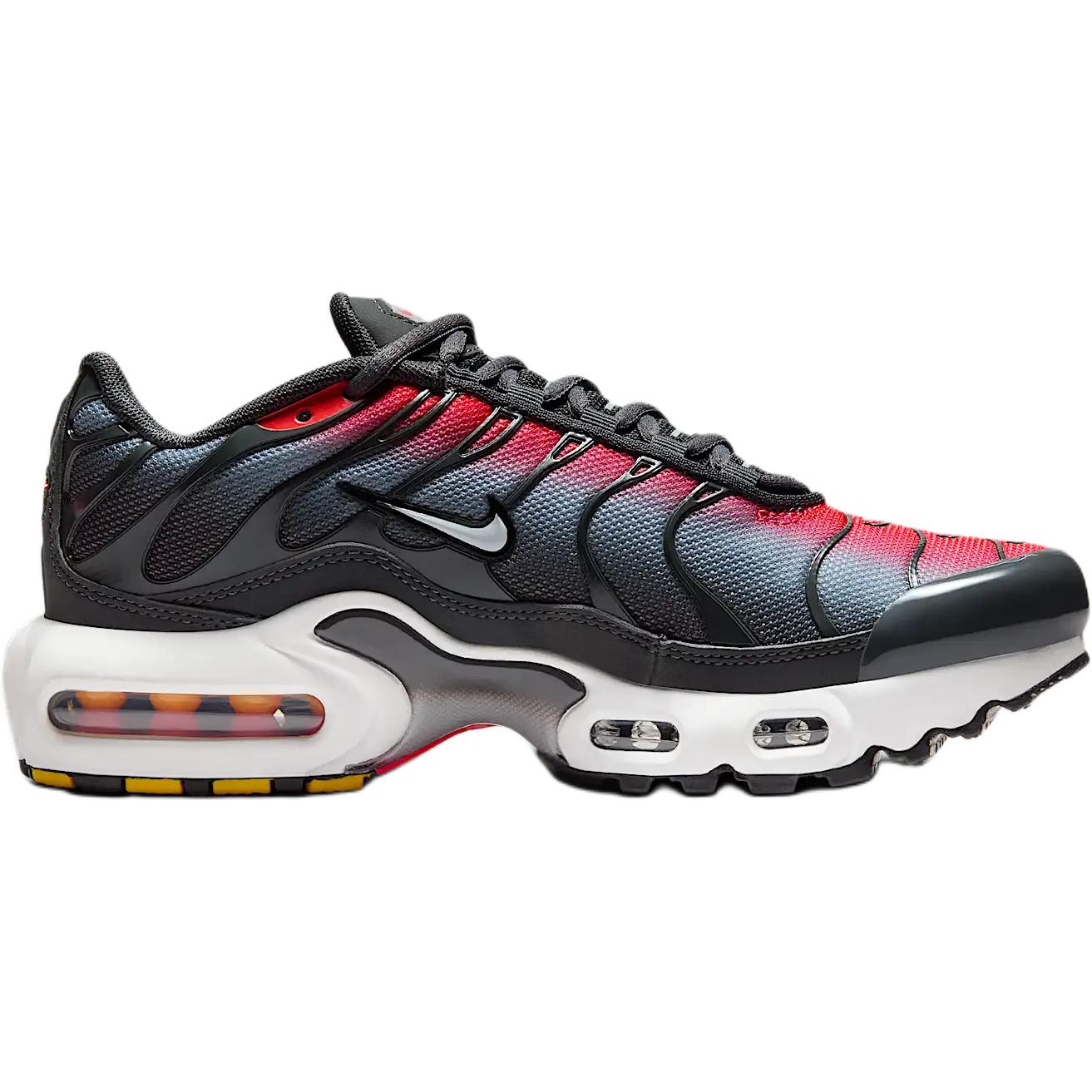 Кроссовки Air Max Plus Anti Kick с амортизацией и низким верхом для детей и подростков Nike, черный/красный — фото 2