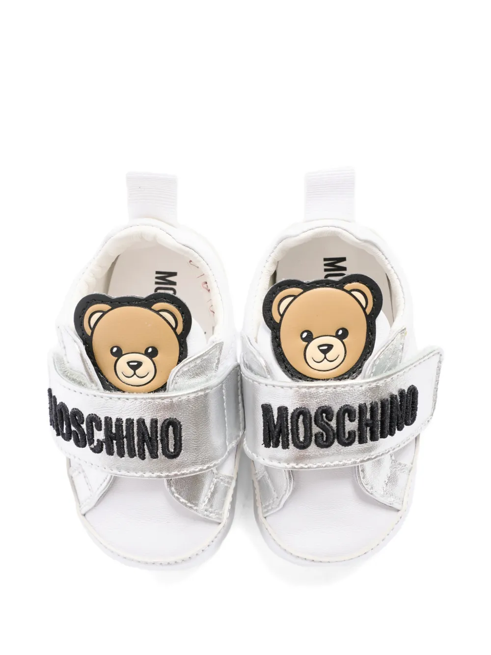 Кроссовки Teddy с логотипом Moschino Kids, белый — фото 4