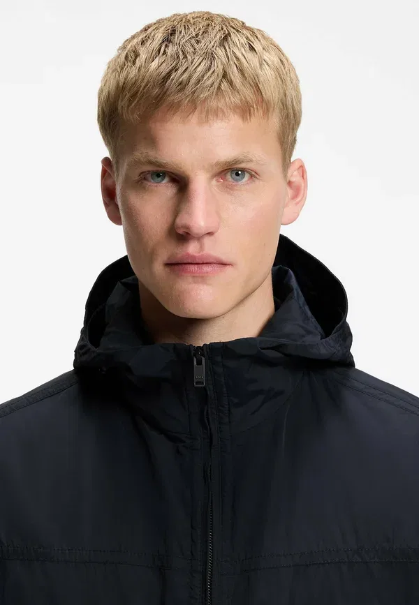 Куртка Otily1 light jacket Boss, темно-синий четыре — фото 4