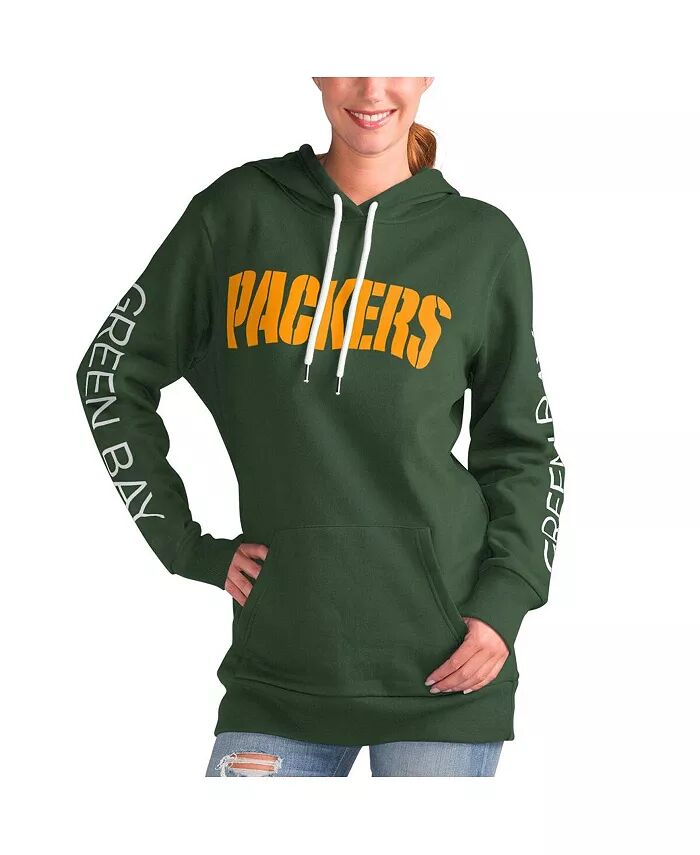 

Женская зеленая толстовка с капюшоном Green Bay Packers Extra Inning G-III 4Her by Carl Banks