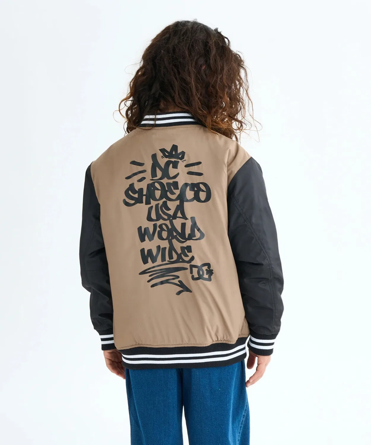 Куртка DC Shoes 25 KD Varsity Jacket детская, чёрная — фото 3