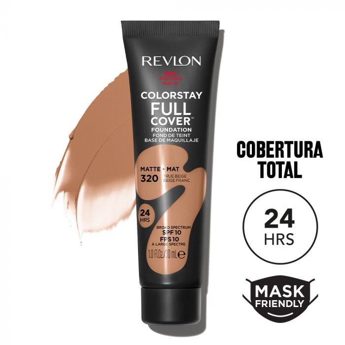 

Тональная основа ColorStay Base de Maquillaje Cobertura Total Mate Revlon, 320 True Beige
