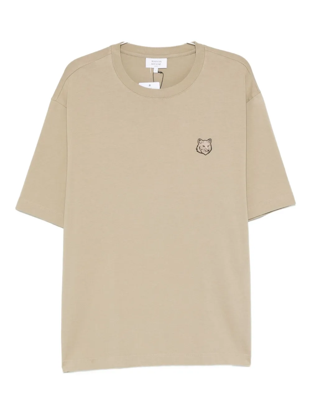 

Футболка с изображением головы лисы Maison Kitsuné, нейтральный