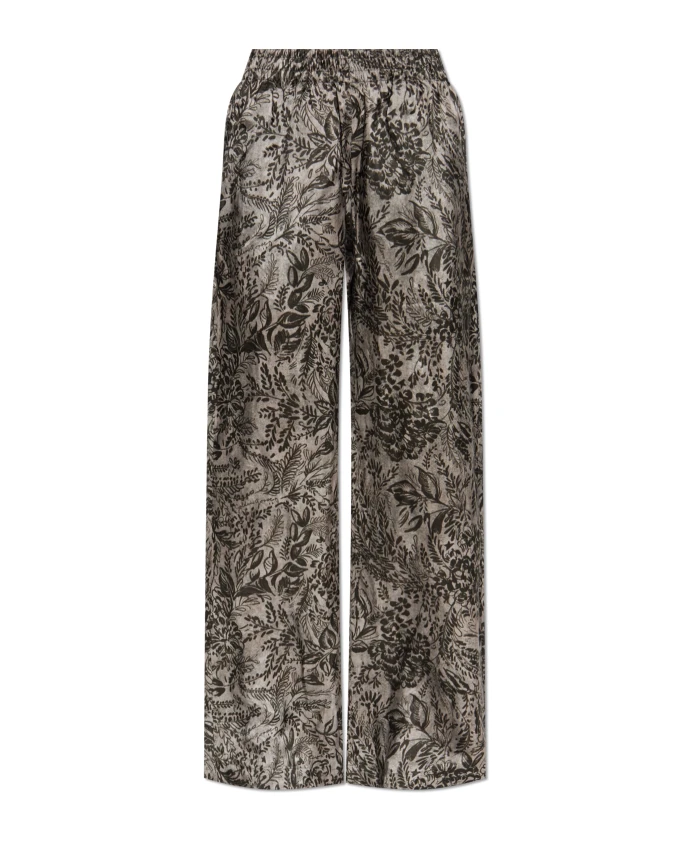 

Брюки с растительным мотивом Golden Goose, серый