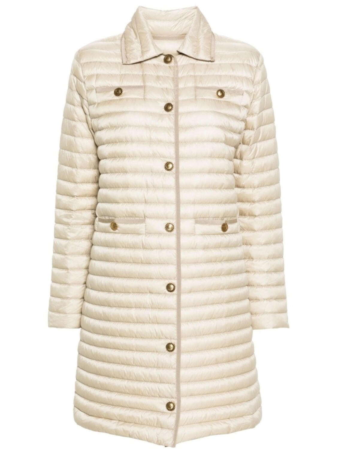

Moncler пуховик Calipso, нейтральный цвет