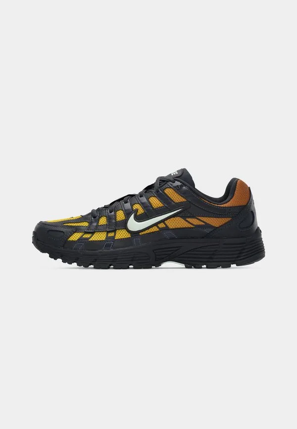 Кроссовки p 6000 fade Nike Sportswear, Dark Smoke Grey/Barely Green/Monarch/Sonic Yellow — фото 2