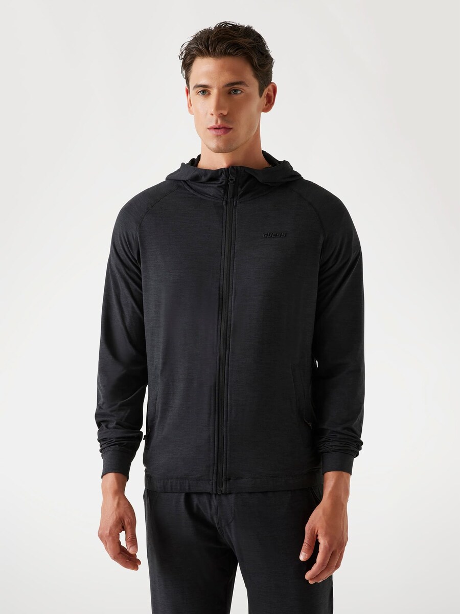

Худи с капюшоном на молнии GUESS, Black