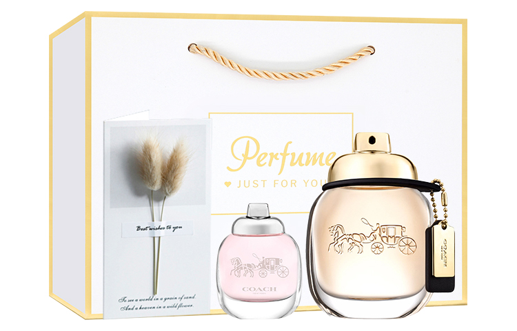 

Парфюмерная вода New York для женщин, цветочно-фруктовый аккорд, 30 мл + 4,5 мл, турецкая роза Coach, 30ml+4.5ml