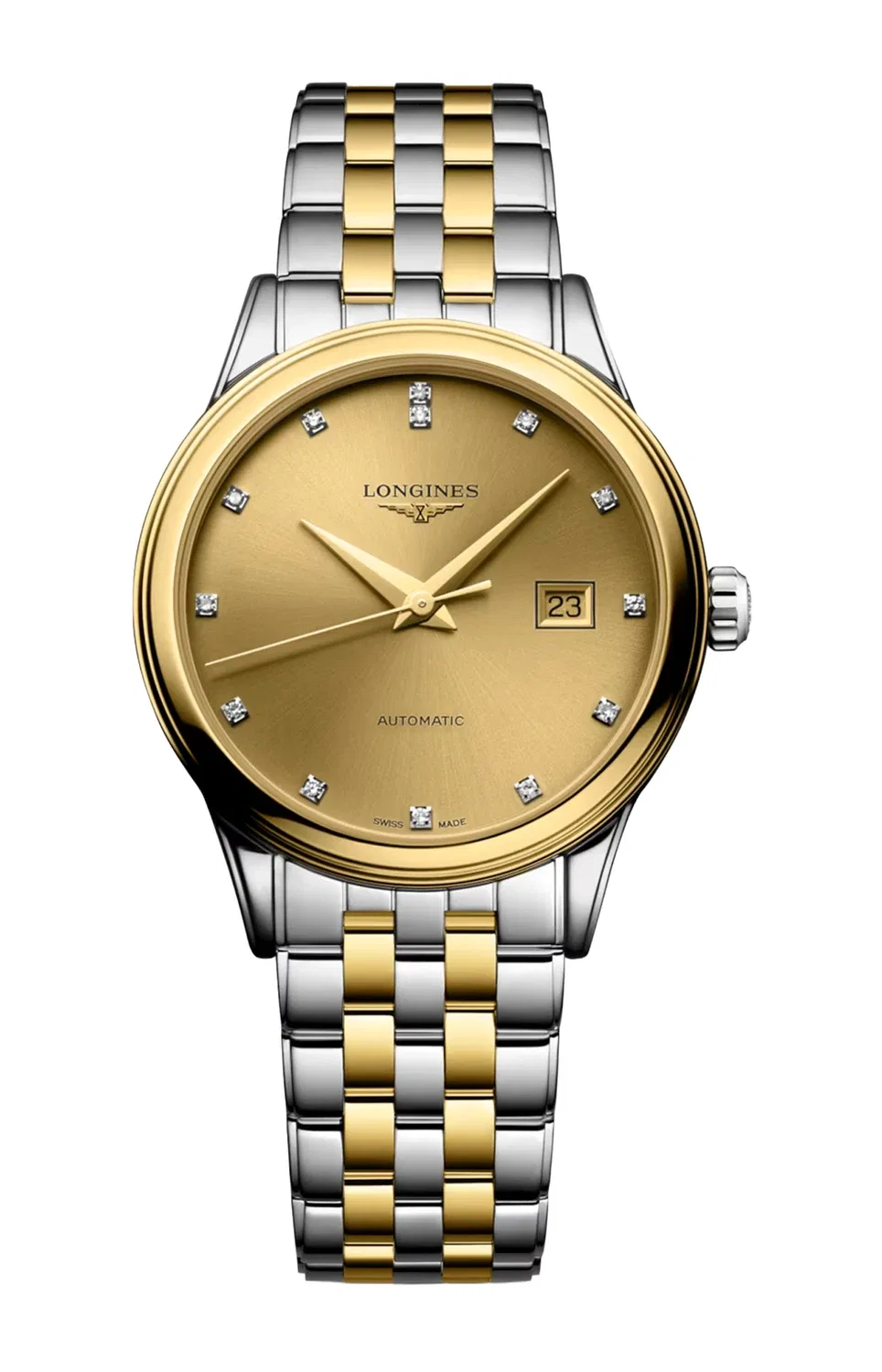 Флагманская классика - L4.374.3.38.7 LONGINES, золотой