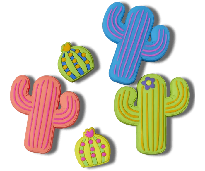 

Джиббитсы Lights Up Cacti 5 Pack Crocs