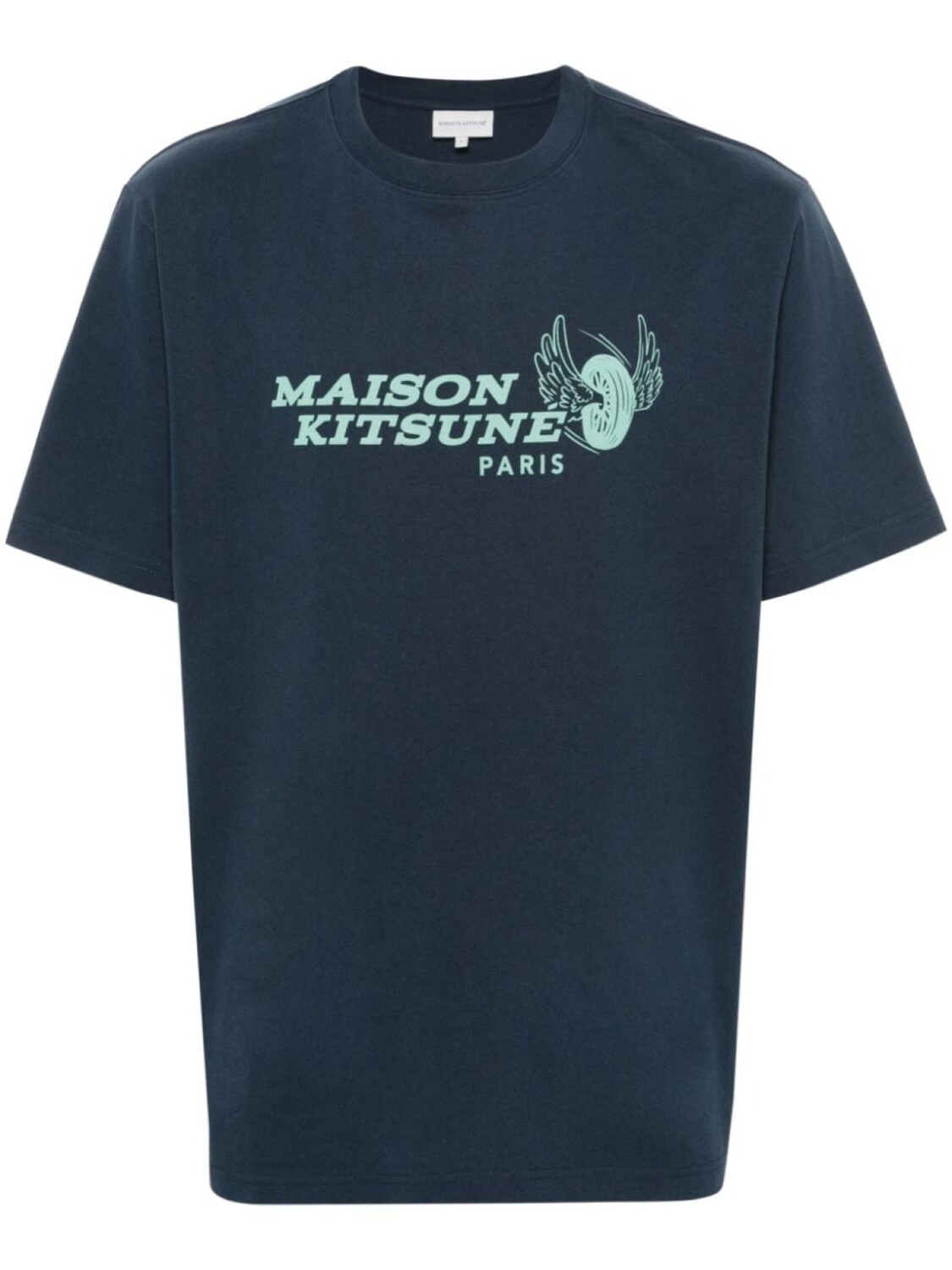 

Maison Kitsuné футболка Racing Wheels, синий
