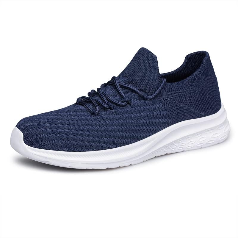 

Мужские слипоны vibdiv для прогулок - легкие дышащие повседневные кроссовки из сетки с противоскользящей подошвой, удобные кроссовки для мужчин, синий