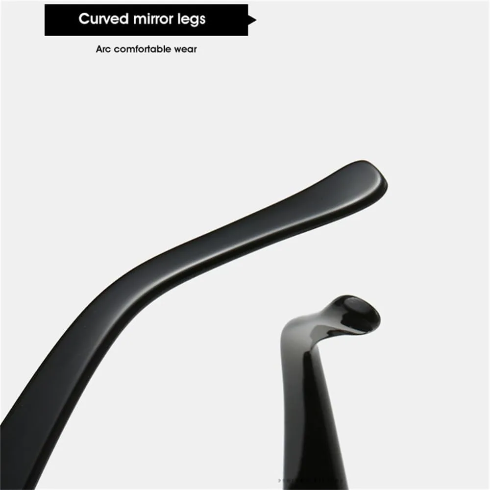 

Овальные солнцезащитные очки без оправы, большие полые солнцезащитные очки для женщин в стиле стимпанк, очки с защитой от ультрафиолета UV400 HCPIHF, Brown