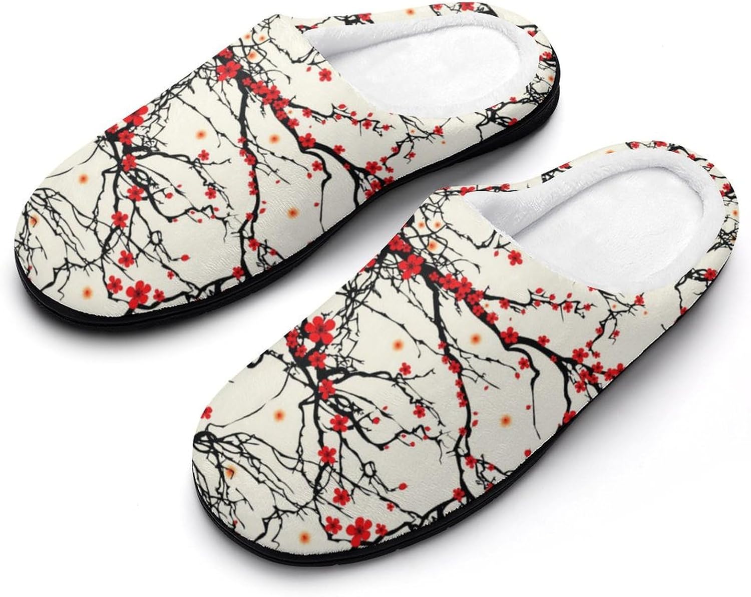 

Домашние тапочки Kojxou Halloween для мужчин и женщин, с эффектом памяти, для спальни и улицы, удобные тапочки на осень, красный