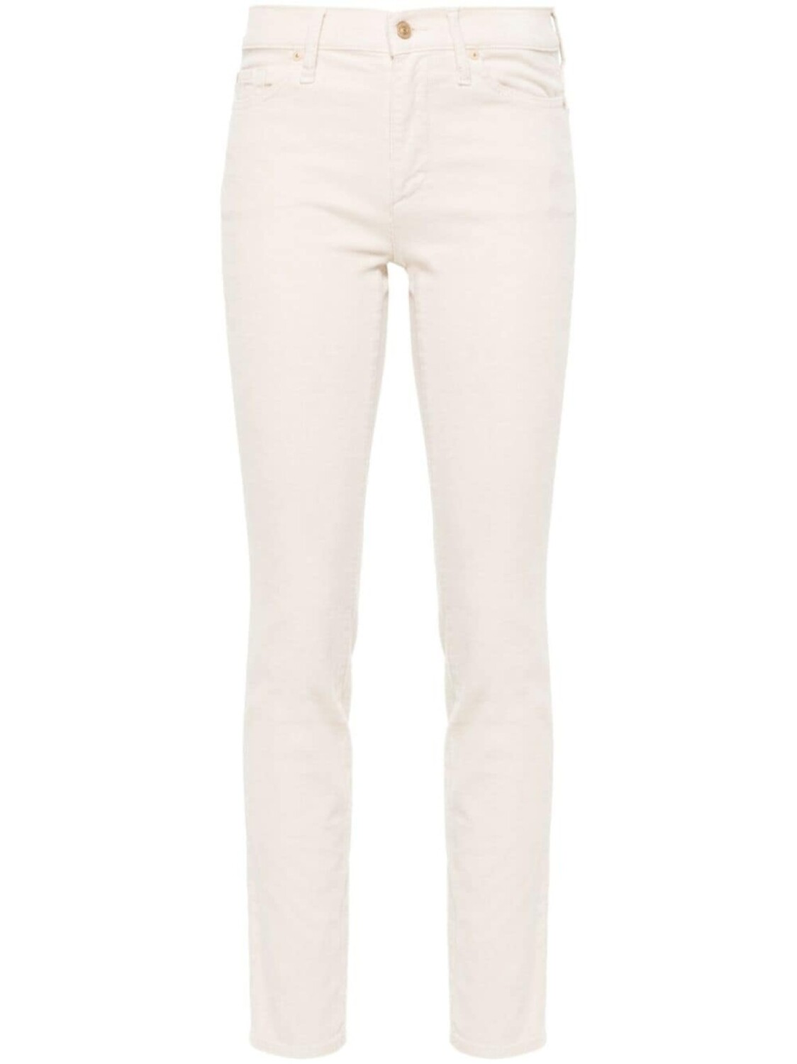 

7 For All Mankind узкие брюки Roxanne, нейтральный цвет