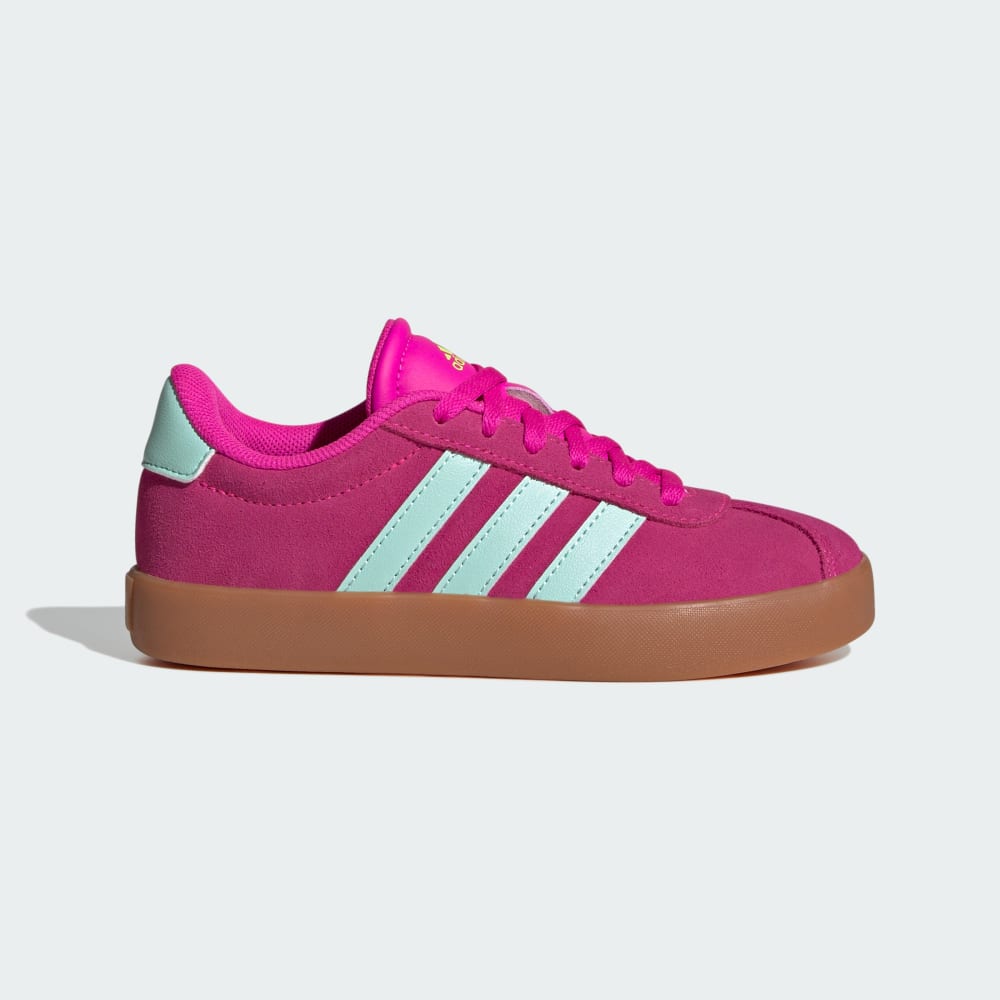 

Кроссовки Adidas VL Court 3.0 Shoes Kids, цвет Shock Pink/Semi Flash Aqua/Lucid Lemon