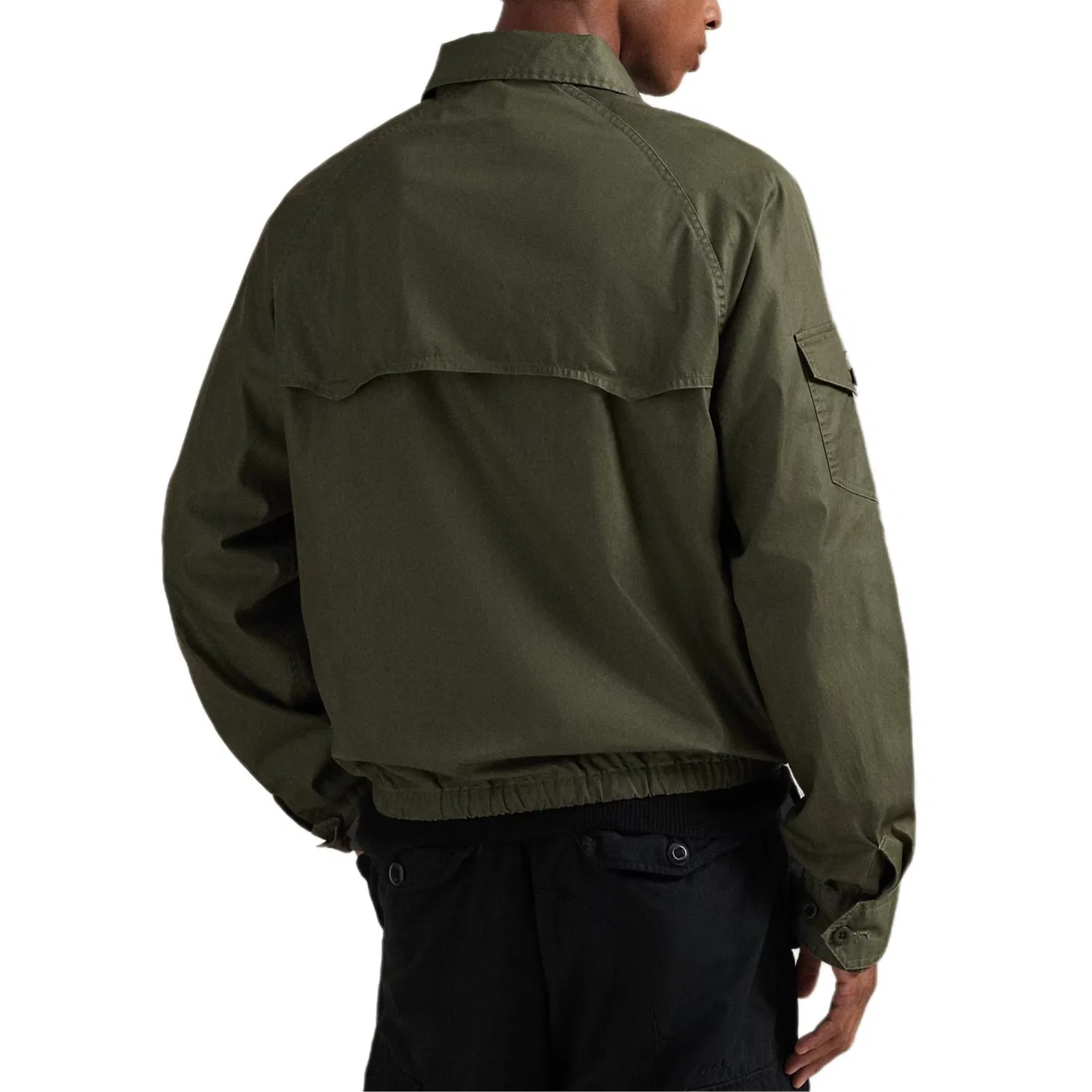 Бомбер с кулиской и карманом Polo Ralph Lauren, Ranger Green — фото 4