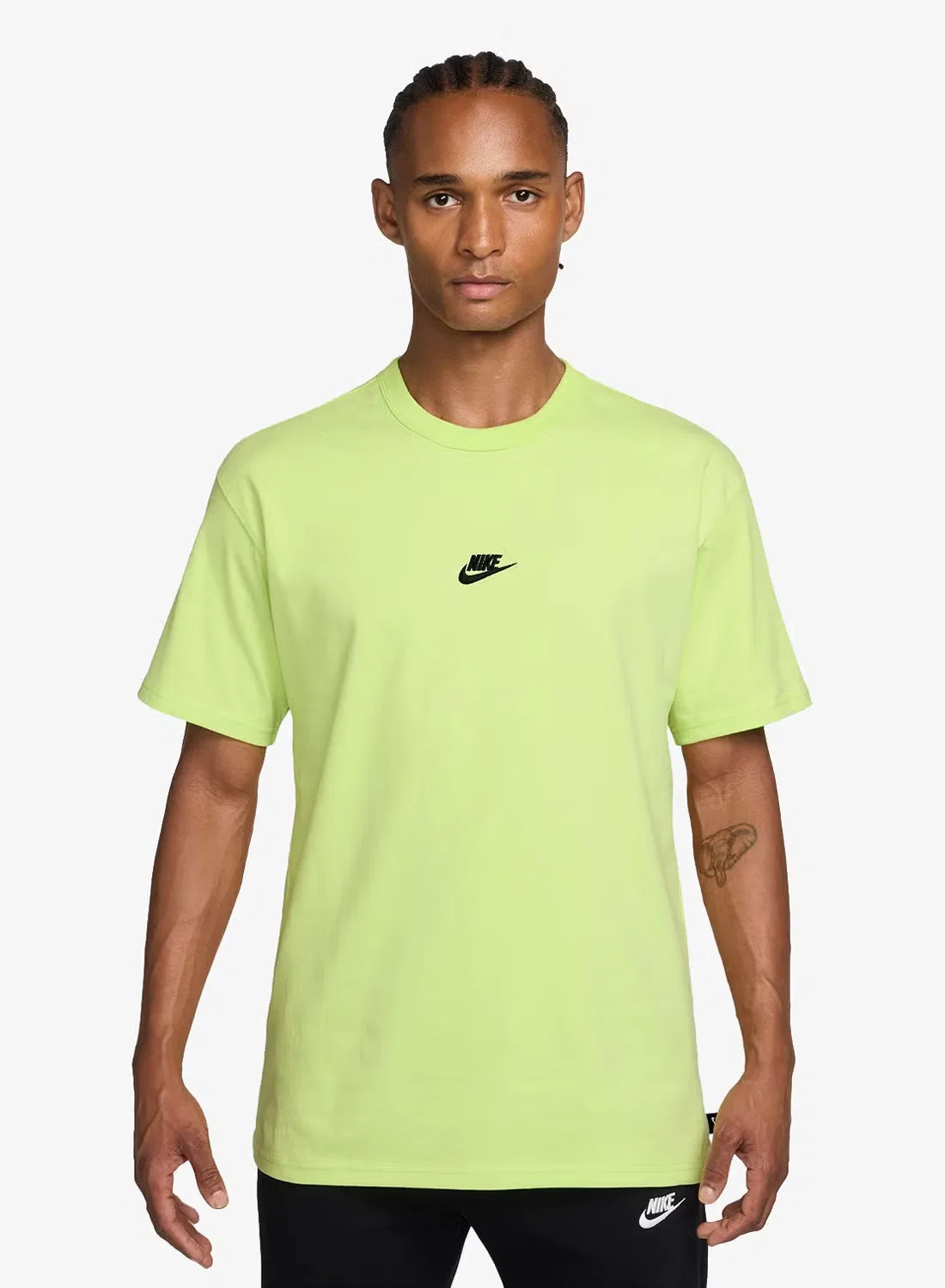 Футболка с принтом NSW Premium Essential Sustainable Nike, светло-лимонный