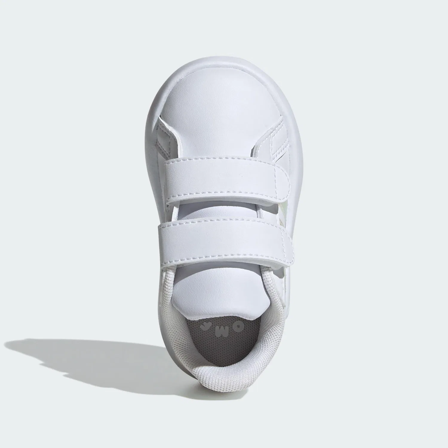 Детские кроссовки Grand Court 2.0 Adidas, Weiss Bunt Flussgrau — фото 3