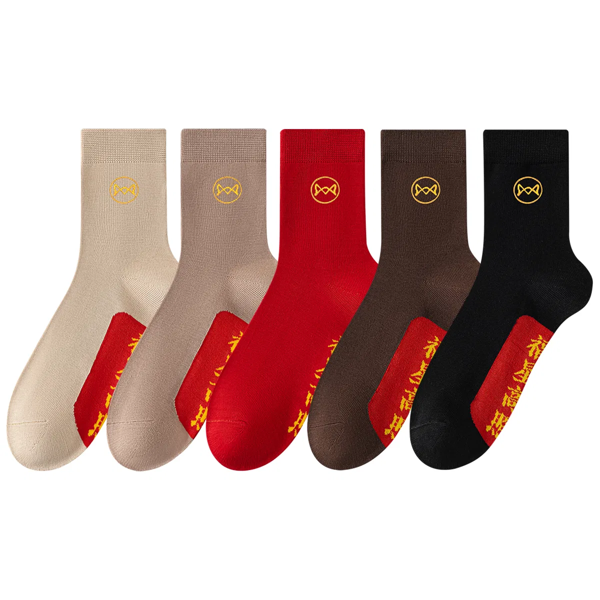 Детский комплект носков с принтом Unisex Crew Socks MIIOW