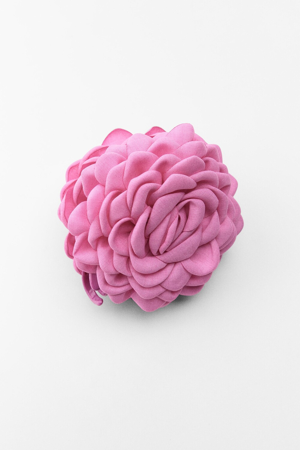 

Заколка-краб для волос Zara Fabric With Flower, розовый