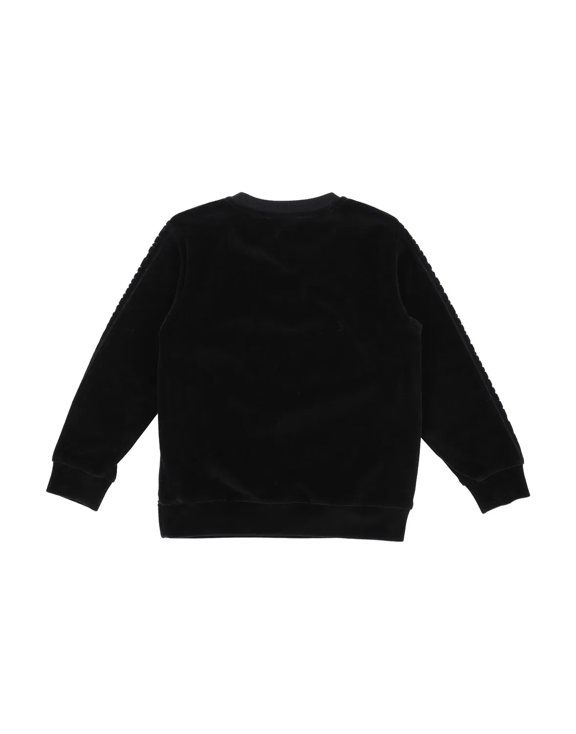 Детский свитшот для мальчиков из хлопка Balmain, черный — фото 2
