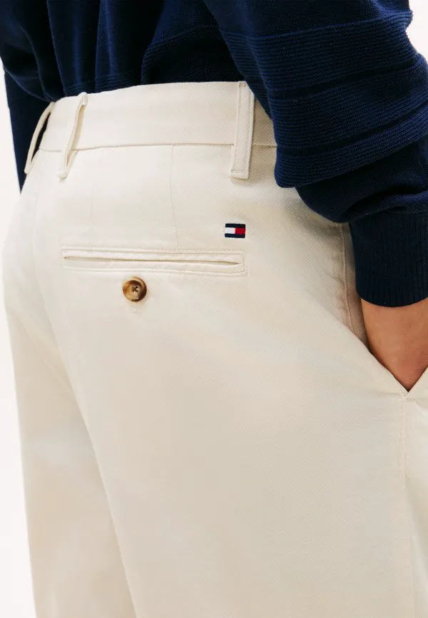 Брюки-Чиносы прямого кроя denton с текстурированным принтом Tommy Hilfiger, Ivory Petal — фото 4