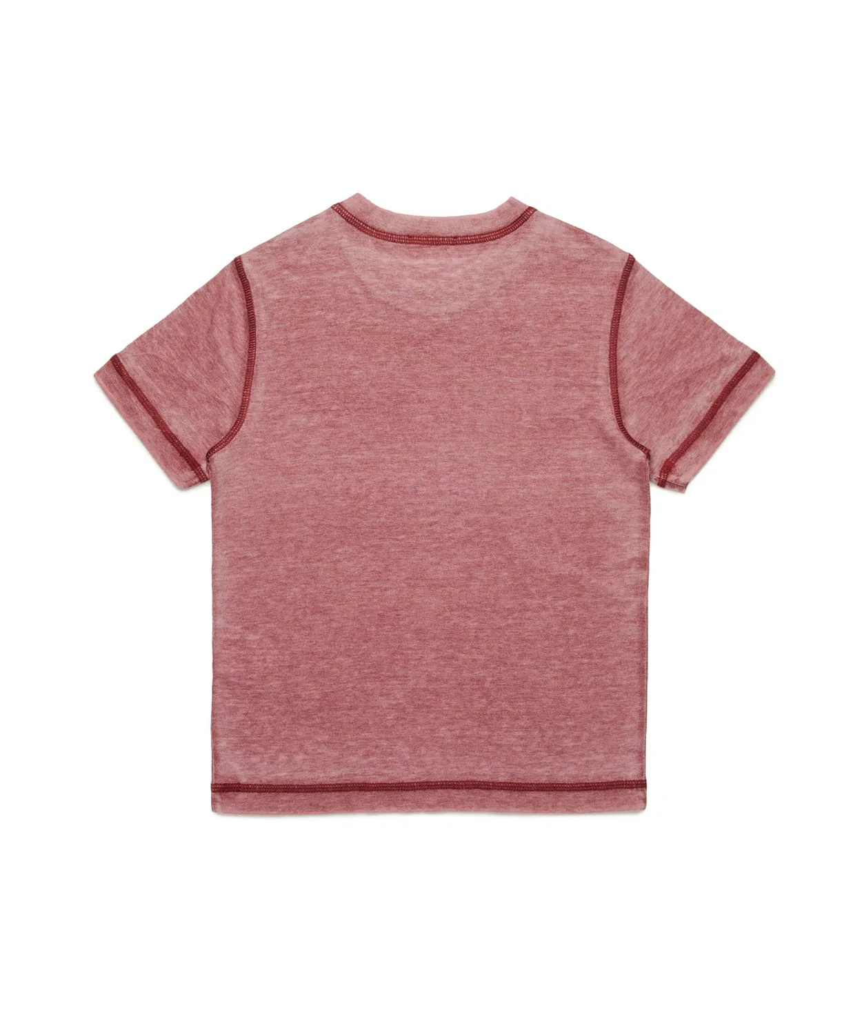 Детская футболка с коротким рукавом, с брендовым логотипом DIESEL KIDS, Red — фото 2
