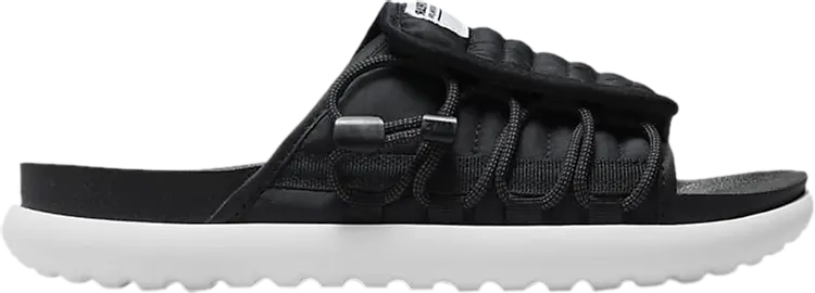 Сандалии Nike Wmns Asuna 2 Slide 'Black Dark Grey', черный