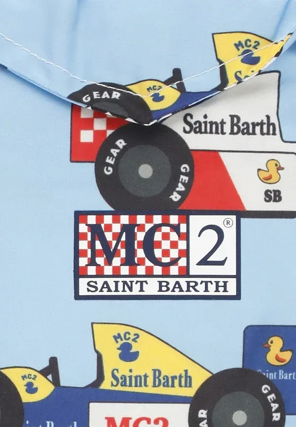 Шорты с принтом Costume jean Mc2 Saint Barth multicolore — фото 3