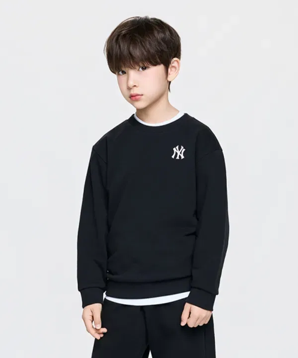 Футболка с логотипом BASIC, Mlb Kids, черный — фото 3