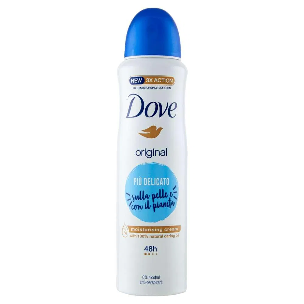 Дезодорант-антиперспирант Dove Original 48h 0% Alcohol, 5 x 150 мл
