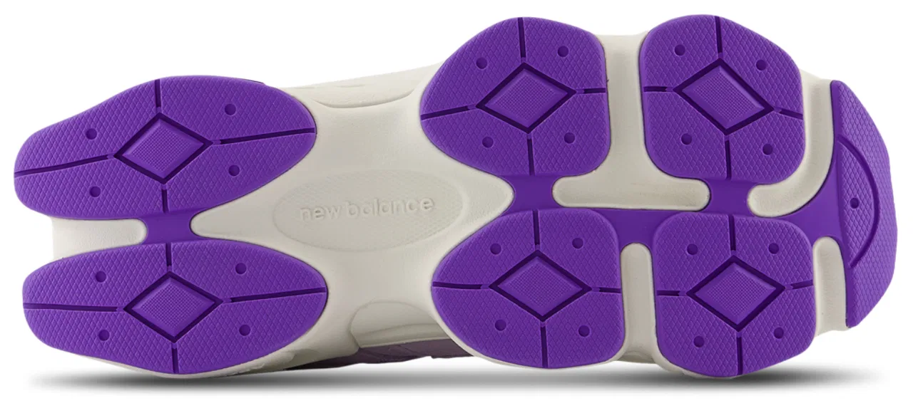 Кроссовки для девочек 9060 New Balance, цвет Lilac/Yellow — фото 4