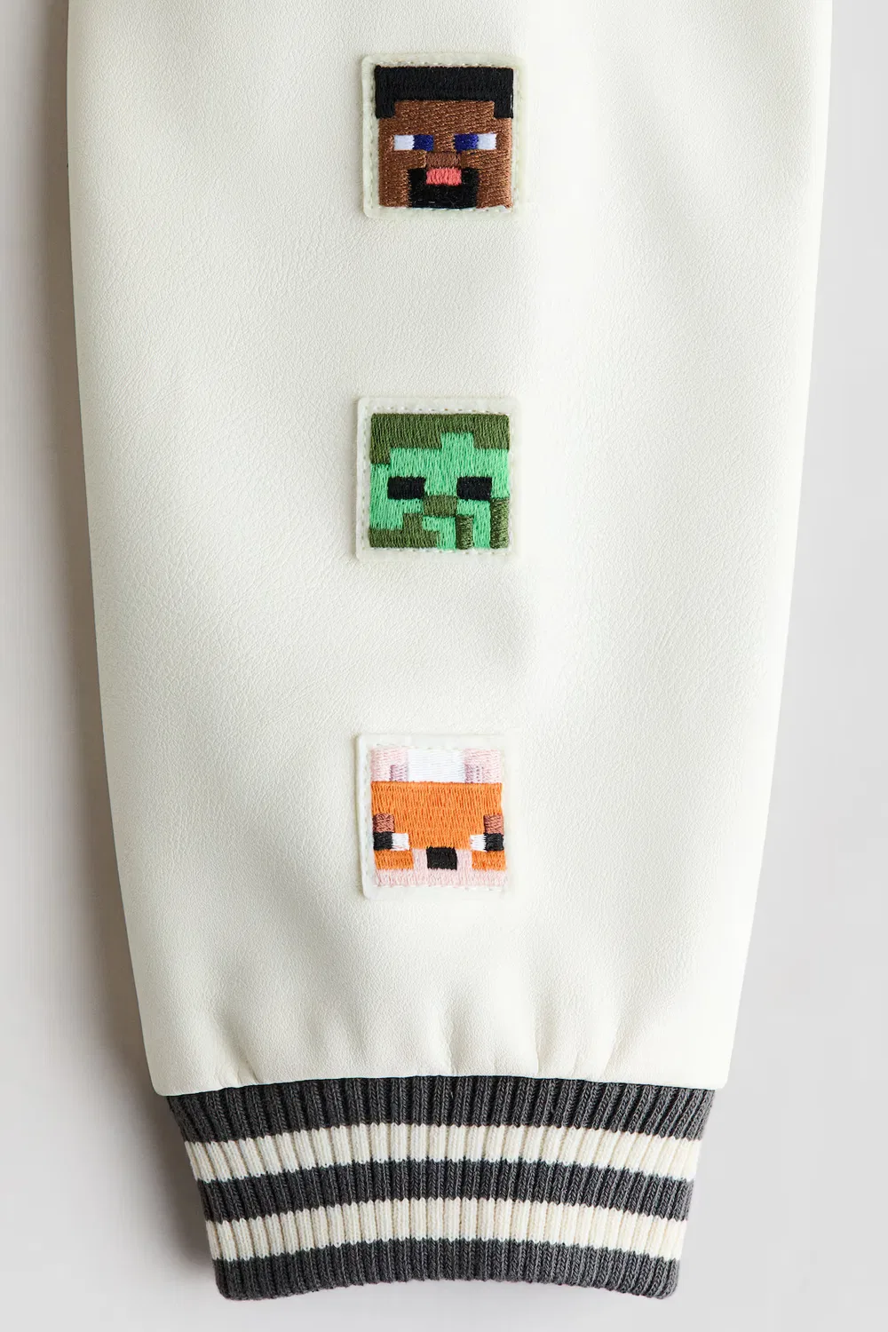 Бейсбольная куртка с рисунками H&M, Grau/Minecraft — фото 2