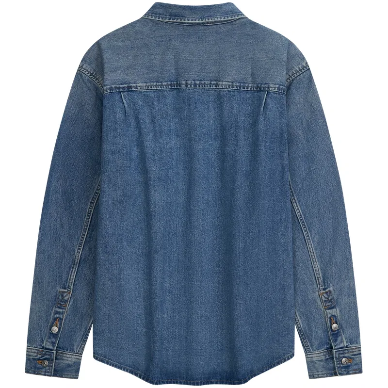 Мужская рубашка с воротником Calvin Klein, 8WY-Washed Blue — фото 3