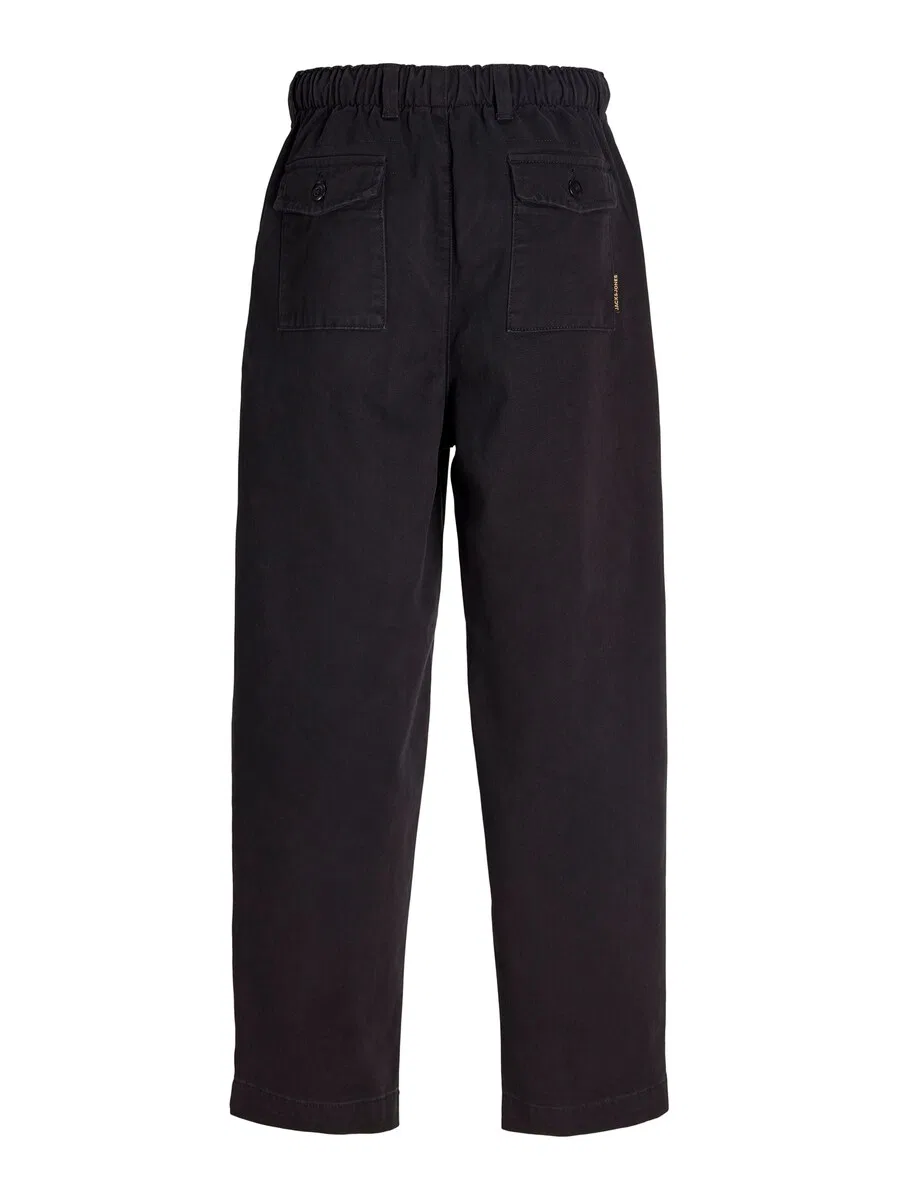 Детские брюки Jack & Jones Junior Regular Pants 'JPSTEvan Elvaro' черного цвета — фото 2