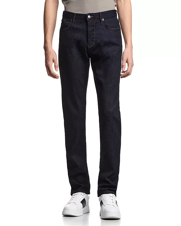 Мужские джинсы из стрейч-хлопка Emporio Armani, Dark Blue Denim