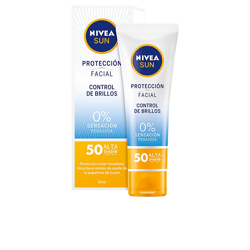 

Солнцезащитный крем sun facial glanzkontrolle spf50 Nivea, объем 50 мл