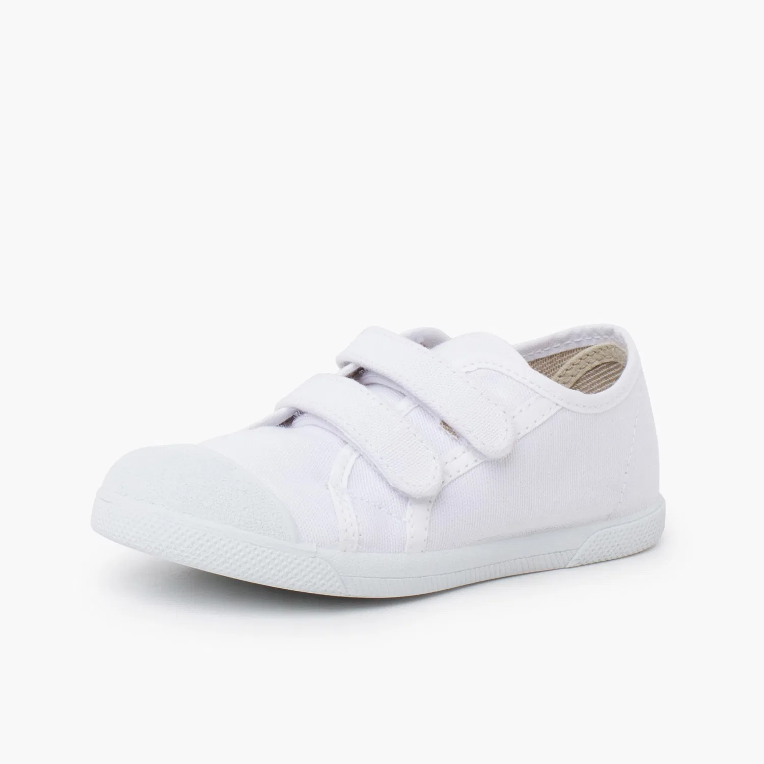 Детские кеды для мальчиков из эко-канваса Pisamonas Soft Sneakers Eco Canvas with Closure, White — фото 2