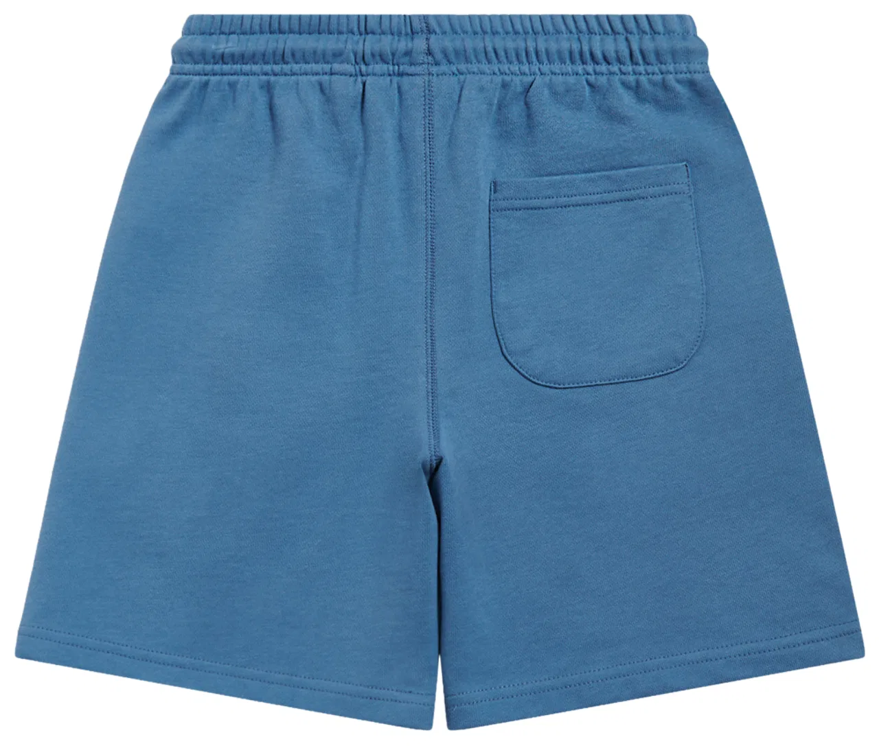 Детские шорты для мальчиков из мягкого футера с кулиской French Terry Fleece Short New Balance, белый/синий — фото 2