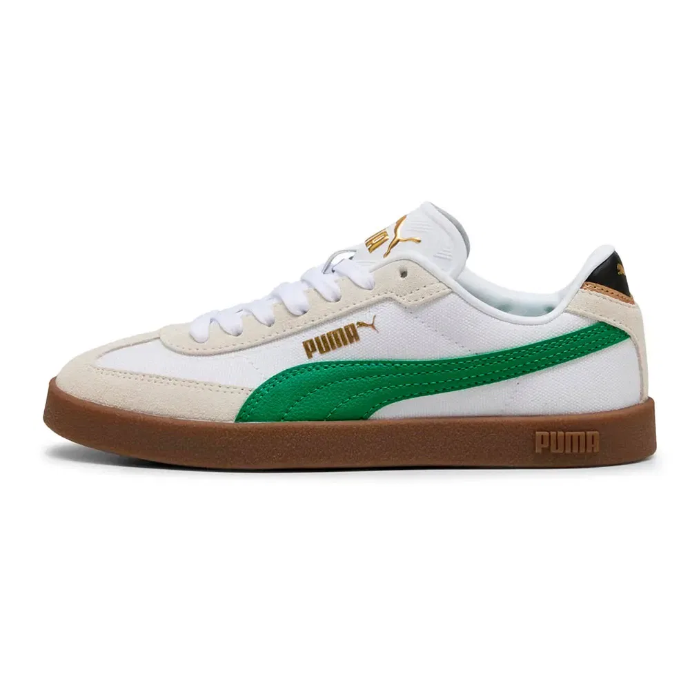 Детские кроссовки с замшевыми вставками Puma Club II Era CV, White — фото 4