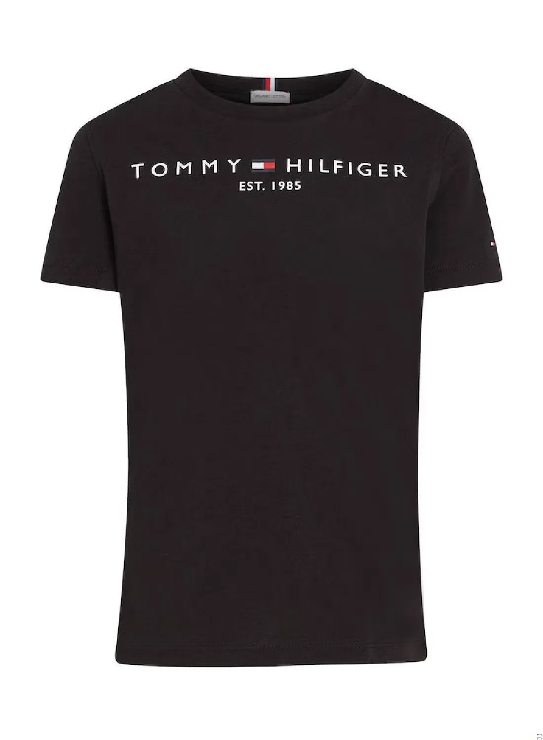 Футболка с коротким рукавом с принтом Tommy Hilfiger, черный