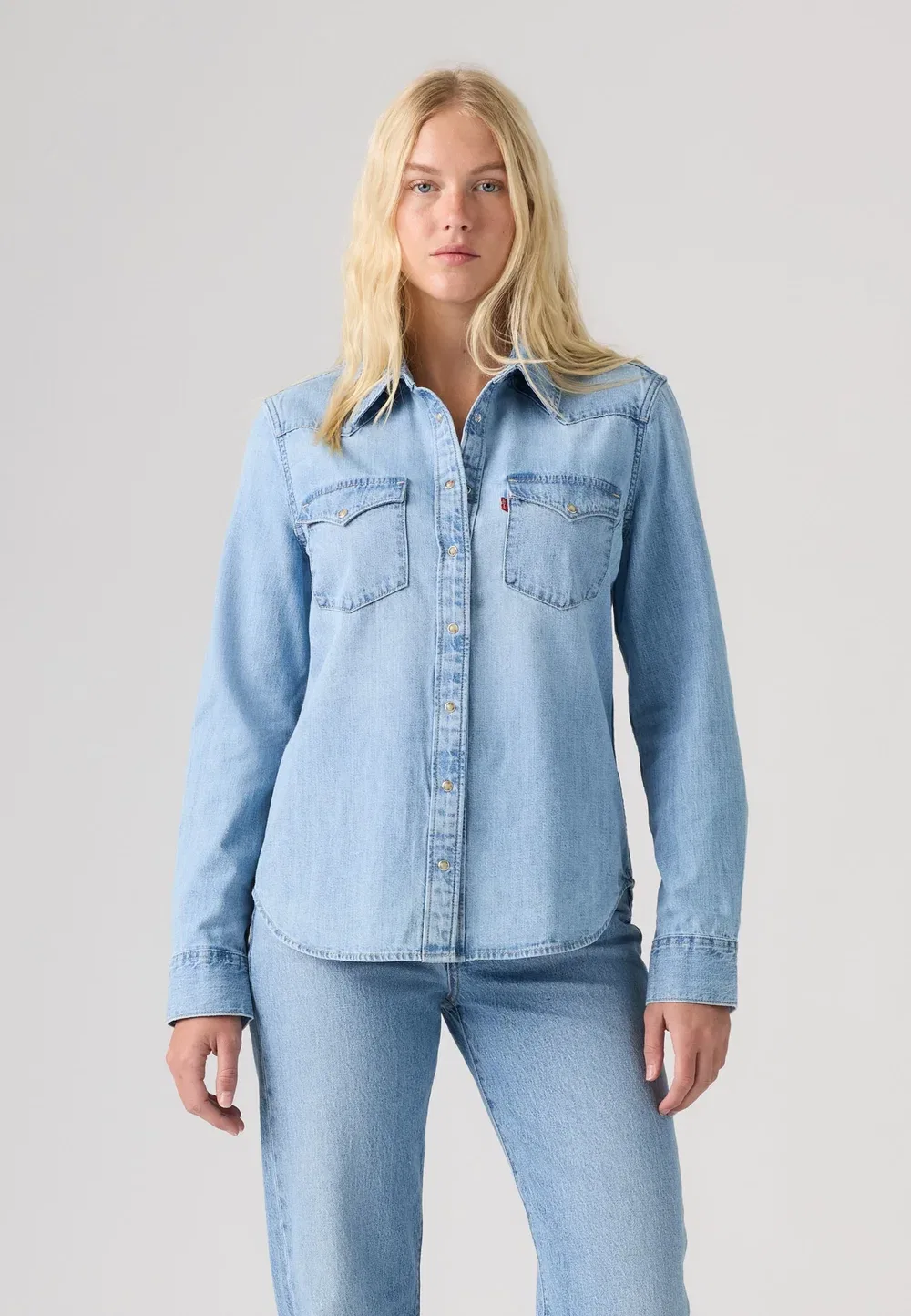 Классический вестерн - блузка на пуговицах Levi'S, Sunbleach Sunset — фото 2