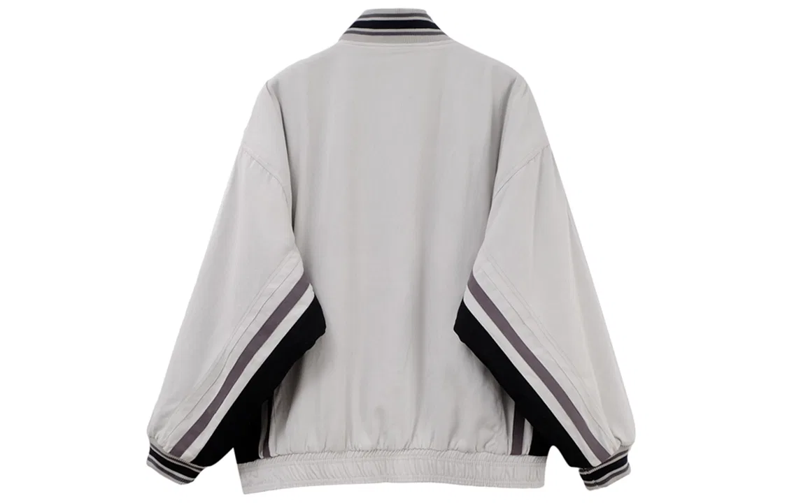 Детская бейсбольная куртка Unisex Clothing F426, White — фото 4