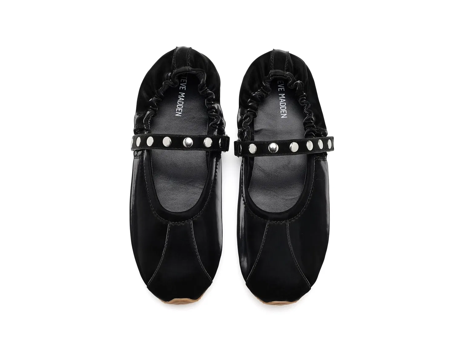 Балетки Anaya (для маленьких и больших детей) Steve Madden Kids, Black — фото 3