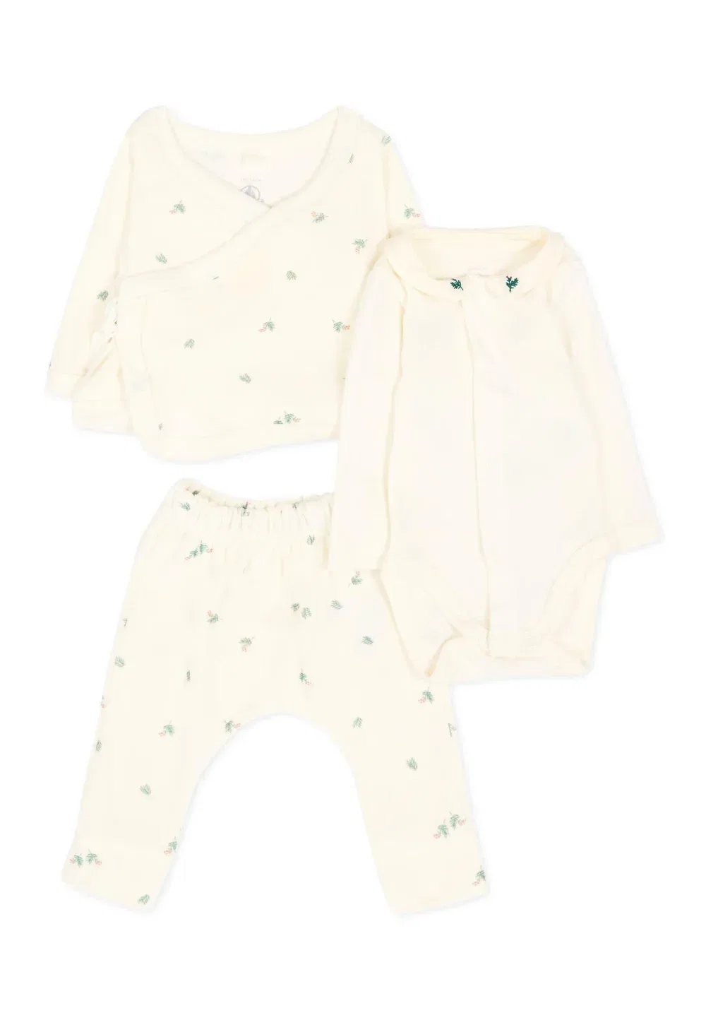 Комплект унисекс - для тела Petit Bateau, Ivory