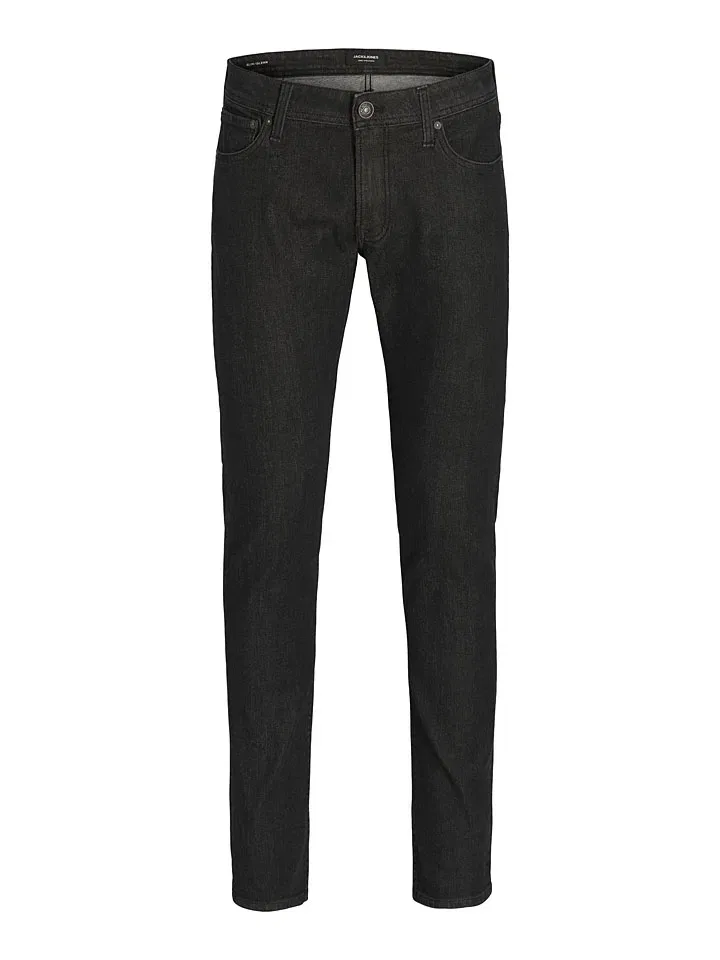 Джинсы-слим черные Clark Jack & Jones Junior, черный