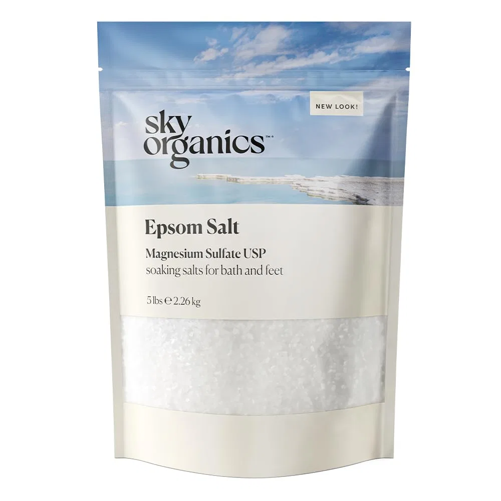 Соль для ванн Sky Organics, английская, 2.3 кг, Зеленый