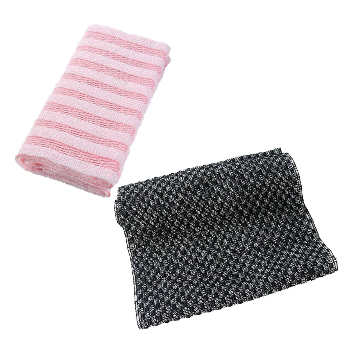 Мочалка для пилинга из полиэстера FOYTOKI, 2 шт, 100x25x0.1 см