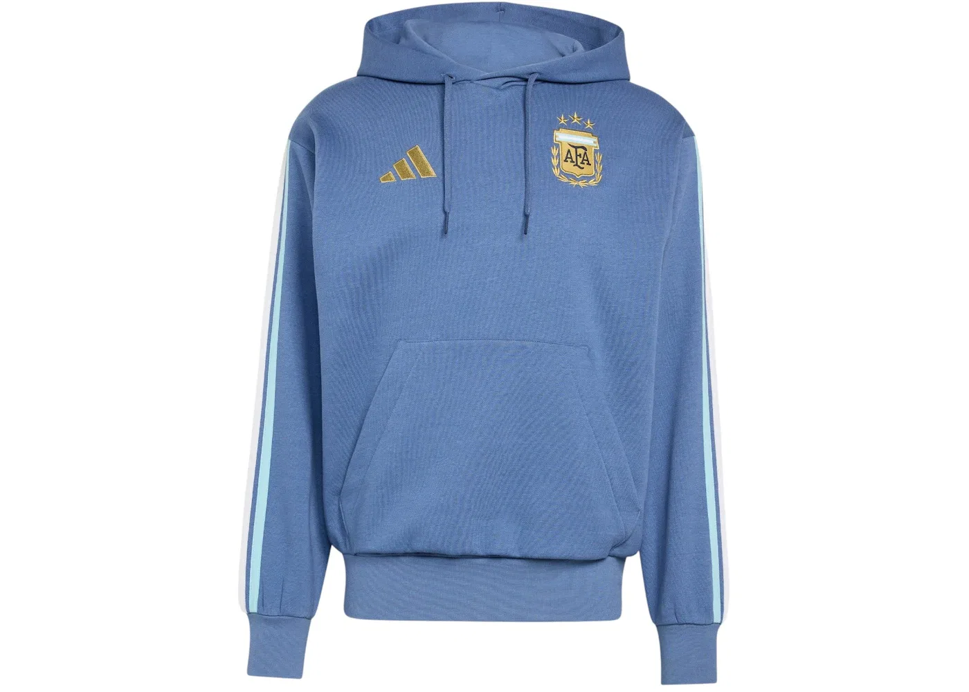 Мужская худи с флисом Adidas Argentina DNA, Crew Blue